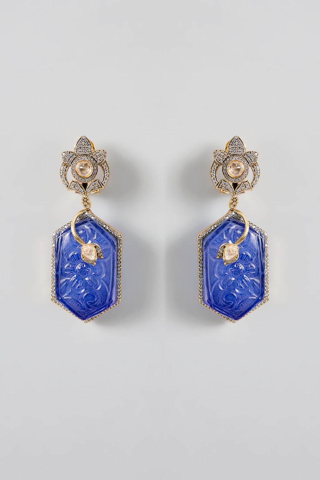 Azure Heirloom Danglers