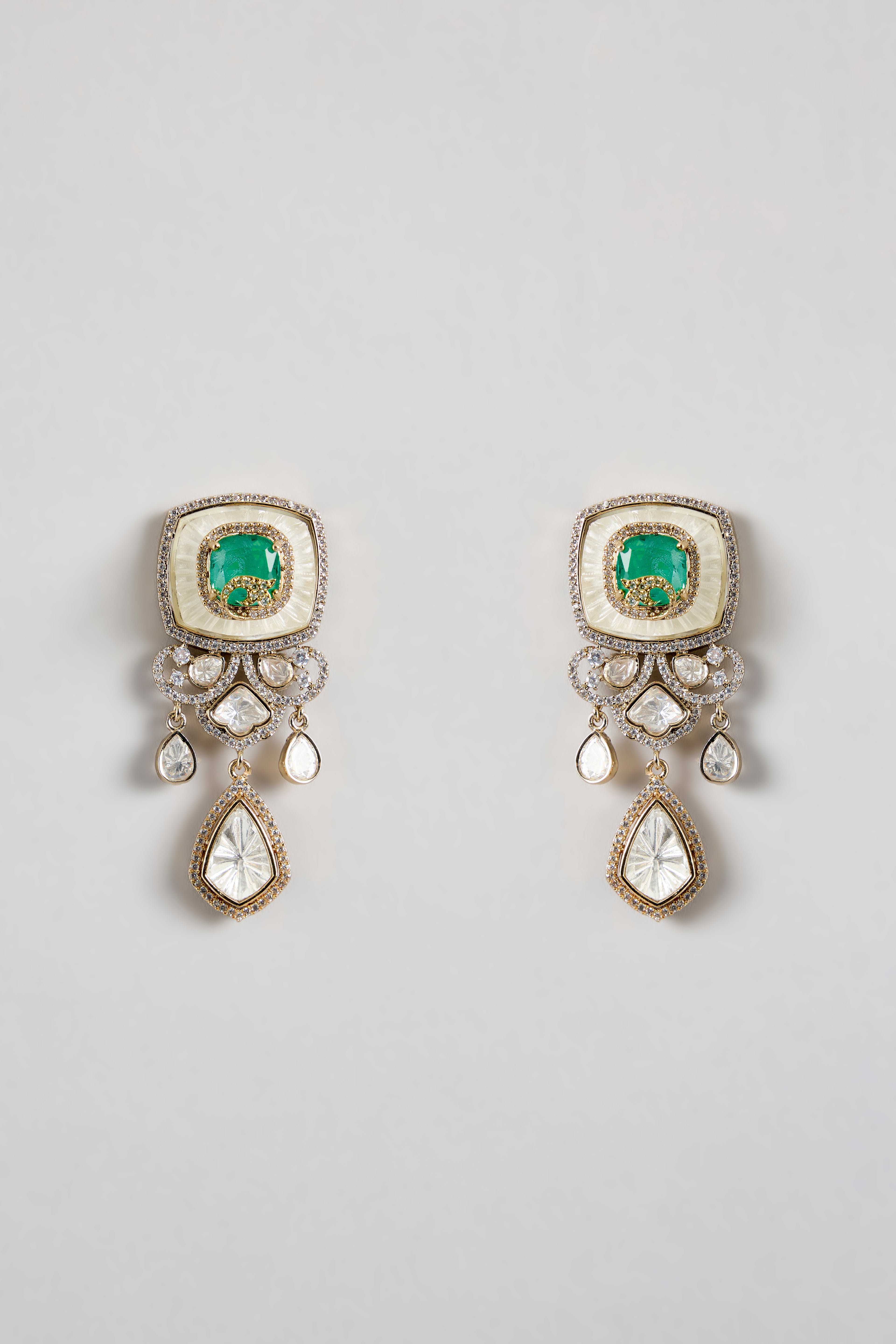 Mother of Pearl Bridal Necklace Set