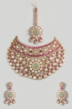 Royal Moissanite Bridal Choker Set