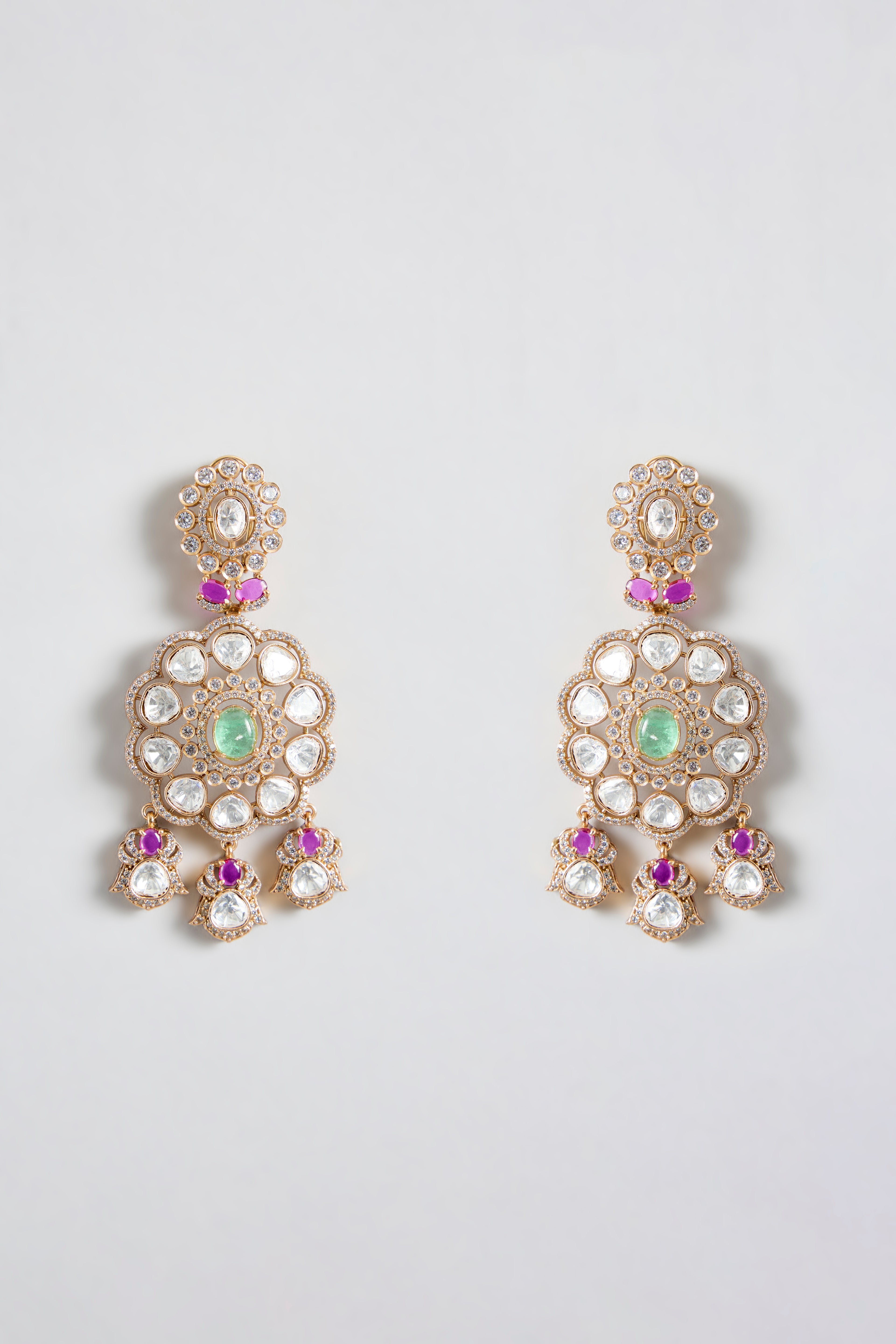 Royal Moissanite Bridal Choker Set