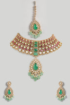 Moissanite Bridal Choker Necklace Set